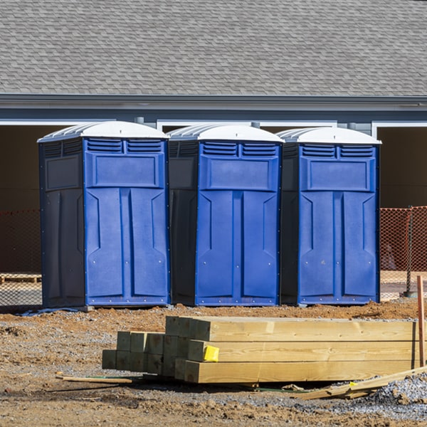 what is the maximum capacity for a single portable restroom in Mount Carmel